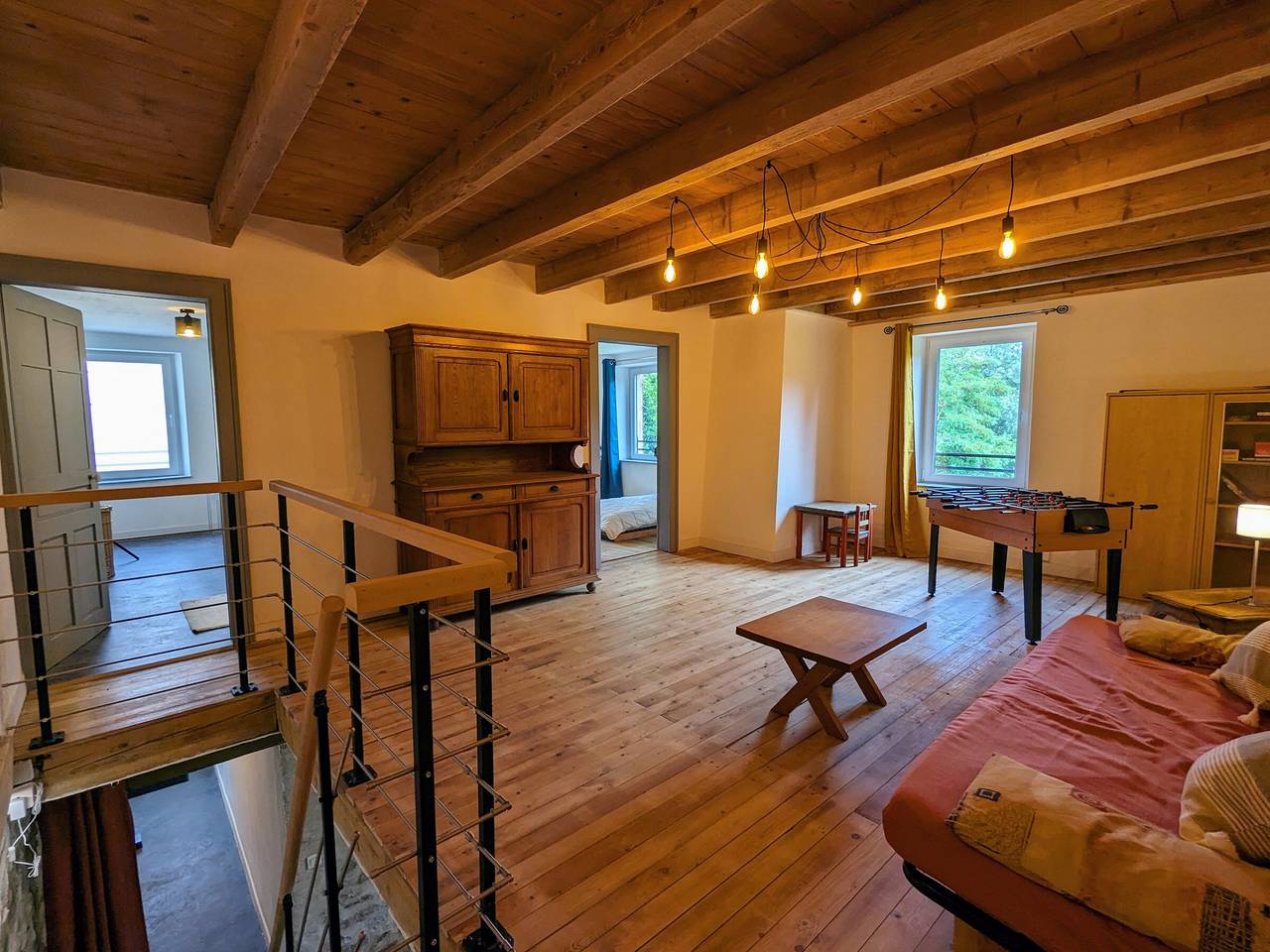 Gîte rénové avec jardin, terrasse et parking, proche Gérardmer et activités nature in Jussarupt, Saint-Dié-des-Vosges