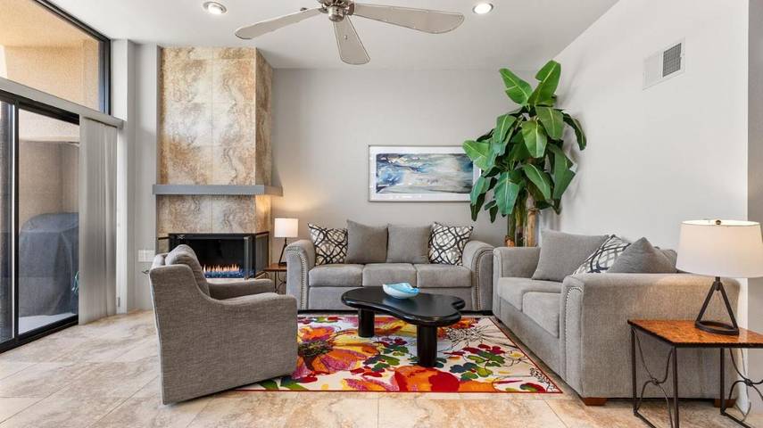 Hus för 2 Personer, med pool och balkong i Palm Springs