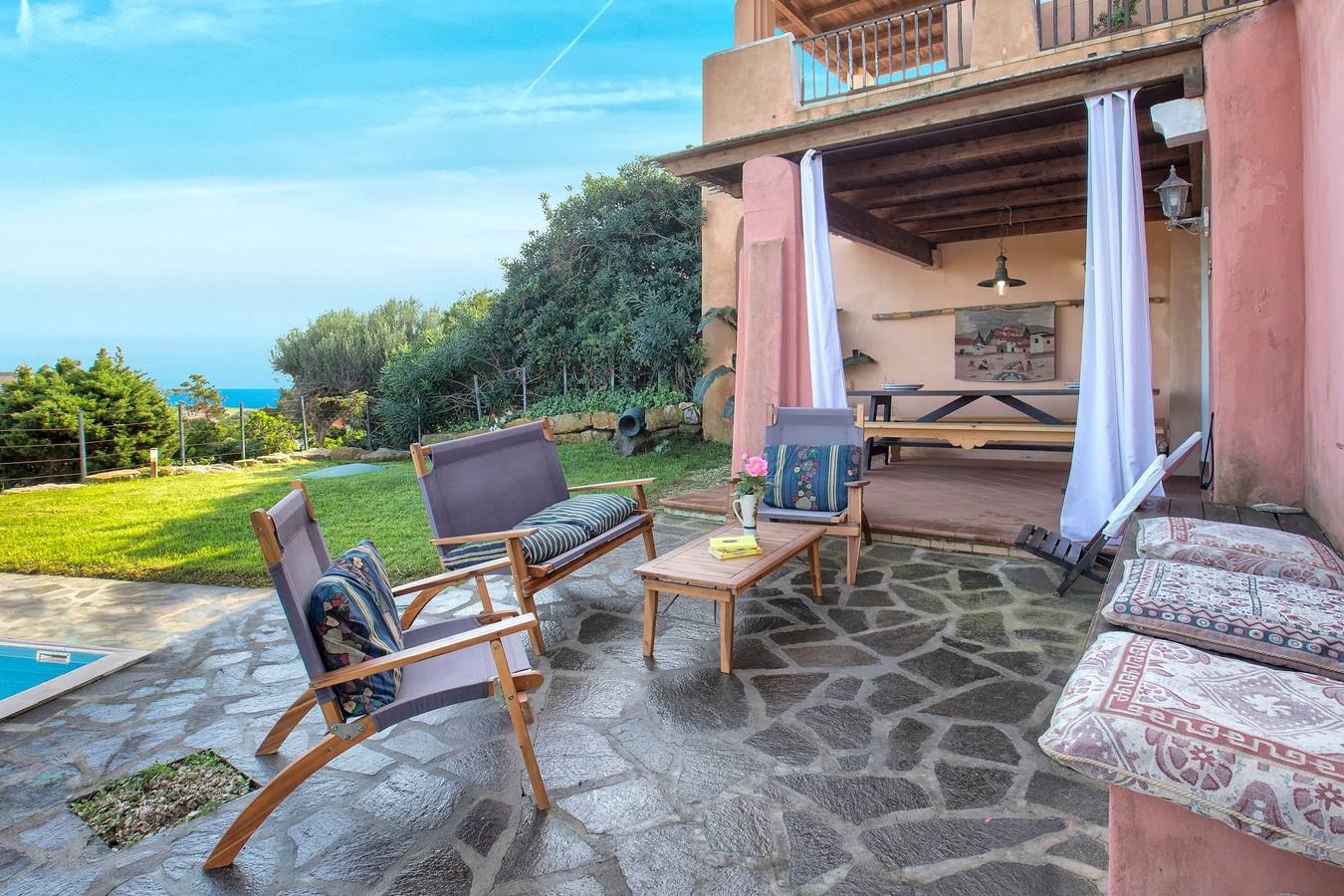 Casa vacanze "Villa Sa Pintadera Stintino" con piscina privata e terrazza in Stagno di Casaraccio, Punta De Su Turrione