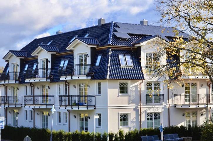 Ferienwohnung für 5 Personen, mit Balkon und Sauna sowie Ausblick