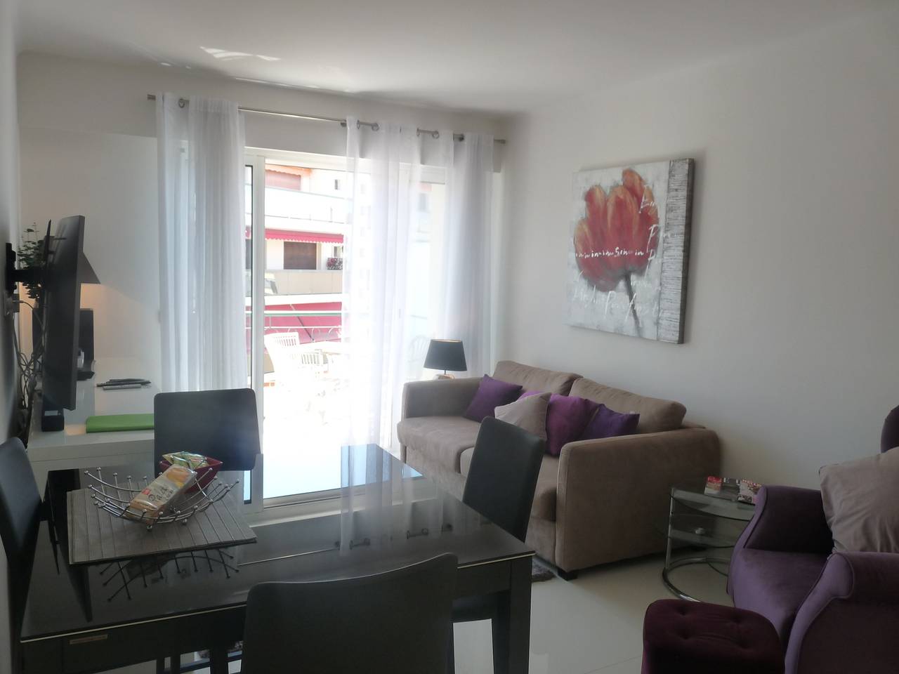 Ganze Wohnung, Ferienwohnung für 4 Personen mit Terrasse in Cannes, Mittelmeerküste (Frankreich)