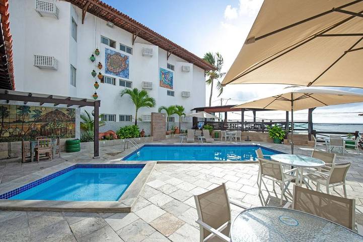 Pousadas para 4 pessoas, com piscina e vista e ainda jardim em Olinda