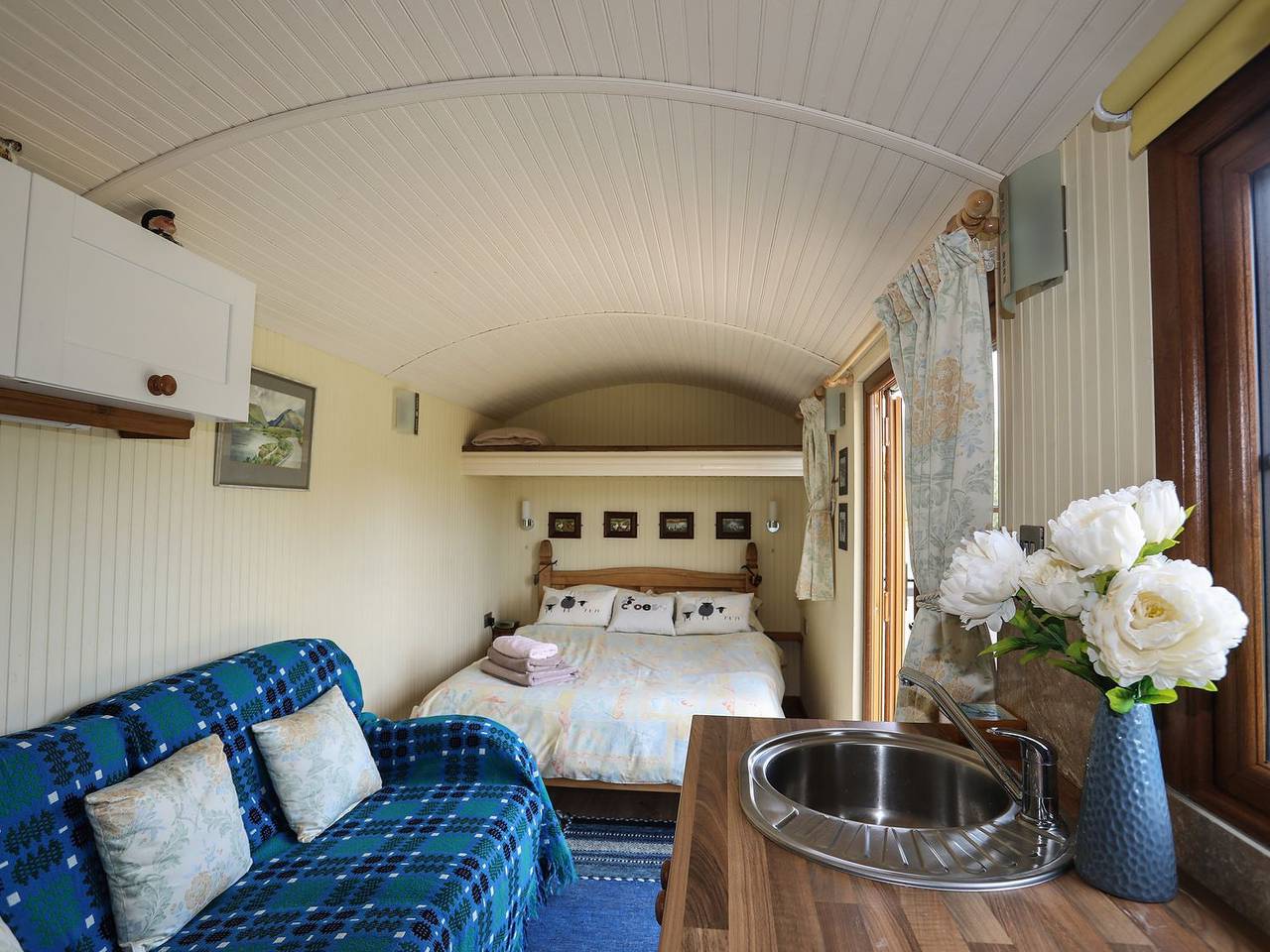 Hütte für 2 Personen mit Garten in Gwynedd