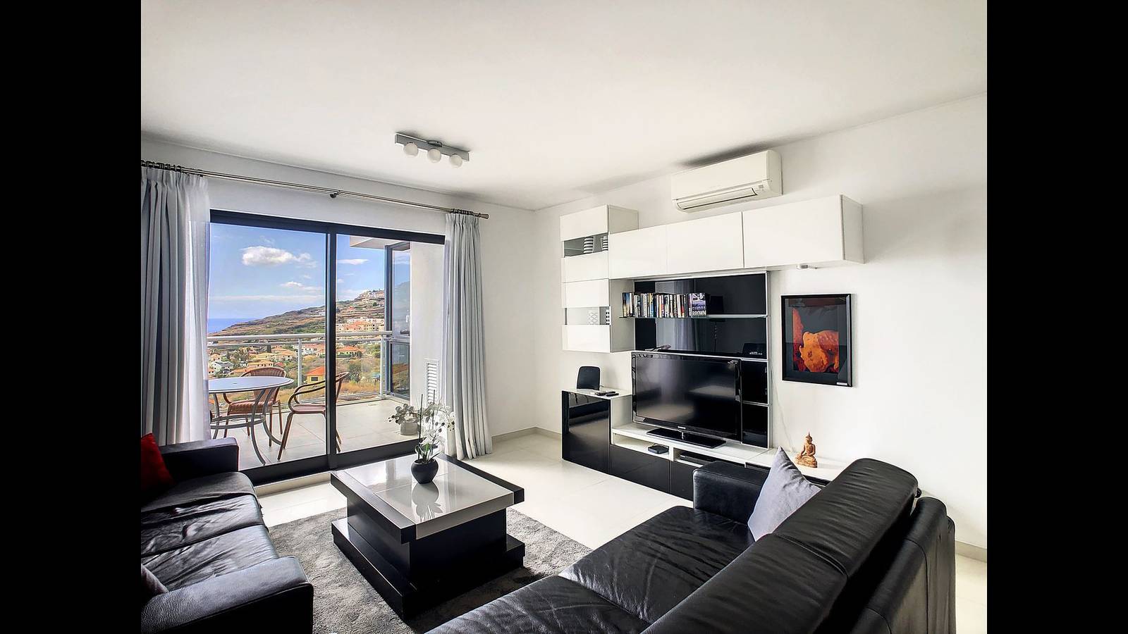 Ganze Wohnung, Ferienwohnung für 2 Personen mit Meerblick in Caniço de Baixo, Caniço