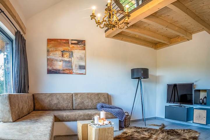 Ferienhaus für 4 Personen, mit Garten und Sauna