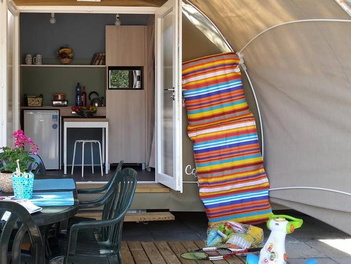 Camping Punta Navaccia  - Tenda 4 persone - Coco Sweet - senza servizi igienici in Tuoro sul Trasimeno, Lago Trasimeno
