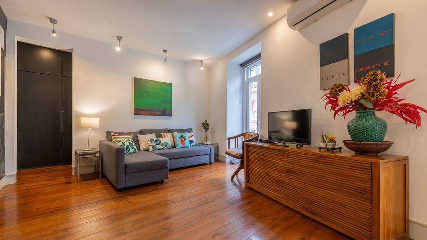 Ferielejlighed for 2 personer, med balkon i Lissabon