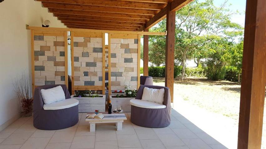 Agriturismo per 2 persone, con Terrazza e Giardino nonché Panorama a Melendugno