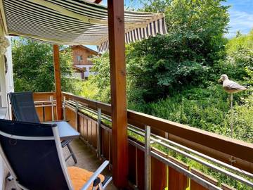 Ferienwohnung für 4 Personen, mit Ausblick und Sauna sowie Balkon im Oberallgäu