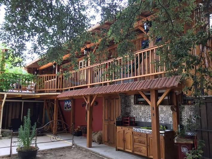 Maison de vacances pour 5 personnes, avec Balcon et Terrasse ainsi que Jardin et Piscine