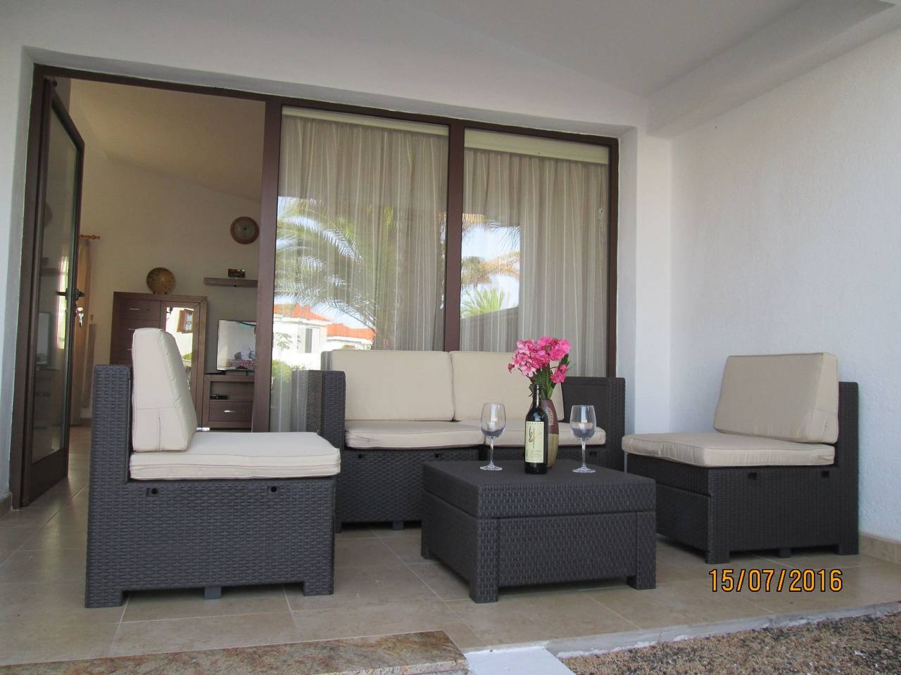 Appartement entier, Wohnung "la Palmera" mit privatem Garten in Breña Baja, La Palma Sud