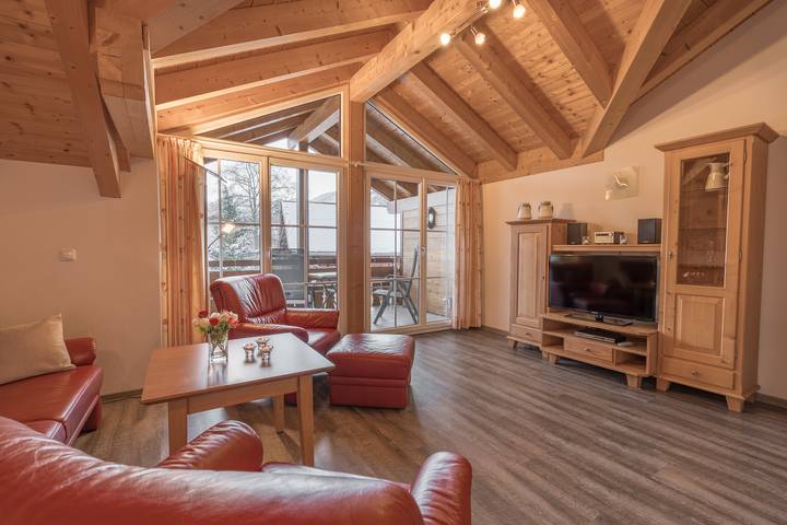 Ferienwohnung für 4 Personen, mit Balkon und Ausblick sowie Garten - 1