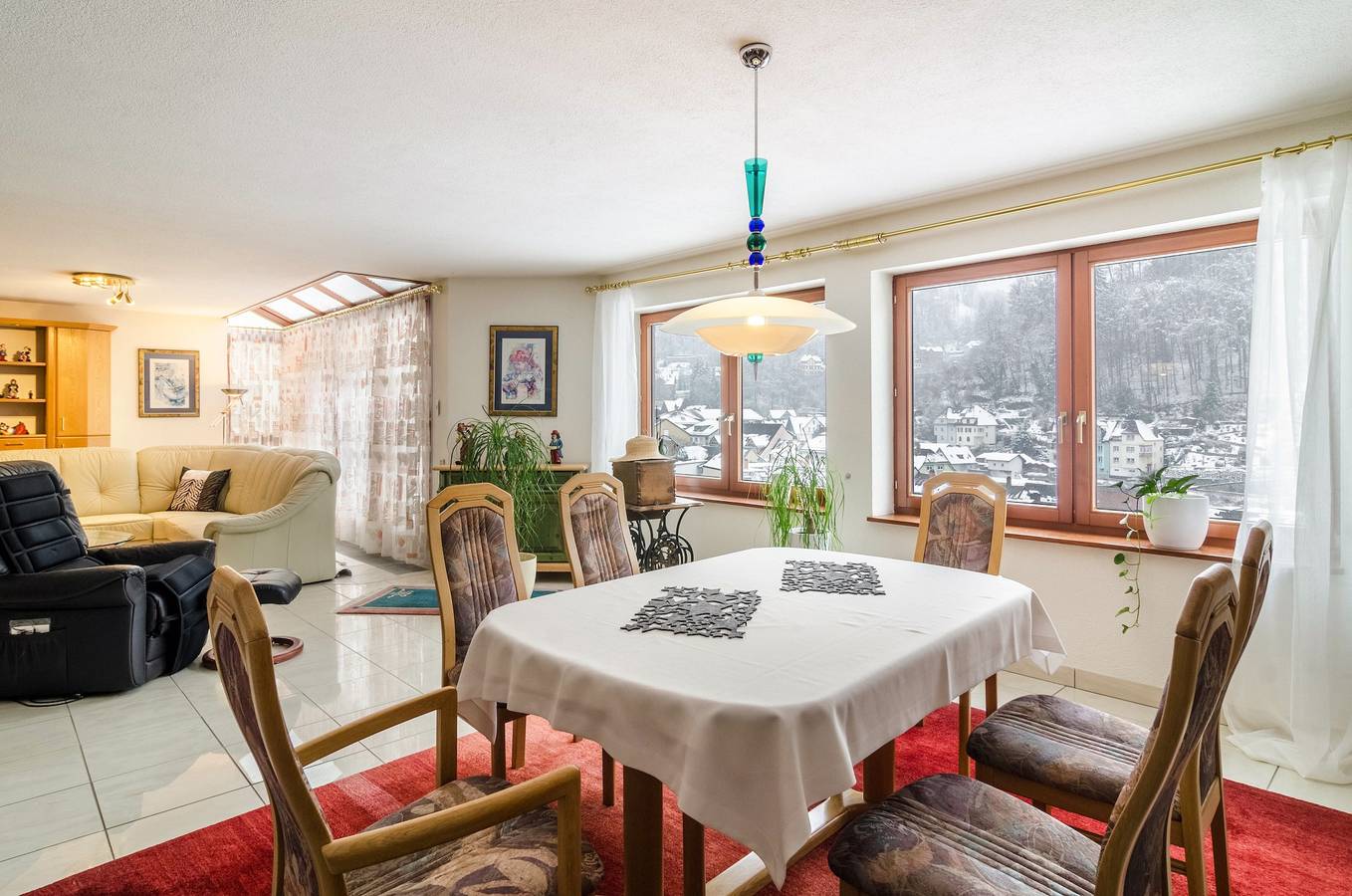 Ganze Wohnung, Ferienwohnung 'Schwarzwalduhren Nescht Triberg' mit Panoramablick in Triberg, Südschwarzwald