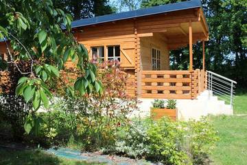 Chalet pour 2 personnes, avec jardin et terrasse en Normandie