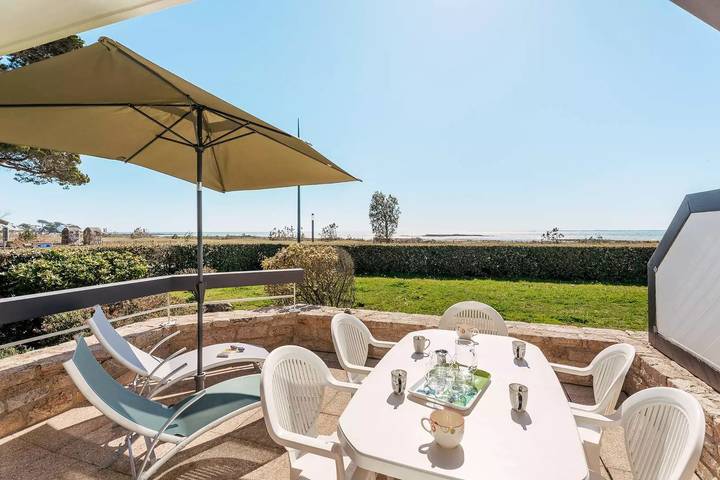 Ganze Wohnung, Carnac - Ferienwohnung 4 Zimmer weich- 55m2- Meerblick in Carnac Plage, Carnac