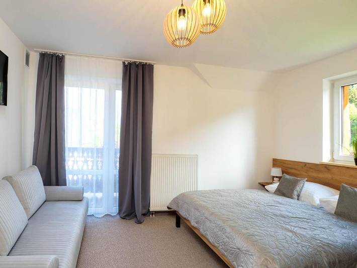 Gîte pour 2 personnes, avec vue ainsi que terrasse et jardin à Szczawnica - 4