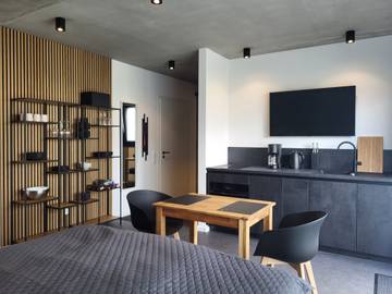 Ferienwohnung für 2 Personen, mit Garten am Großer Goitzschesee