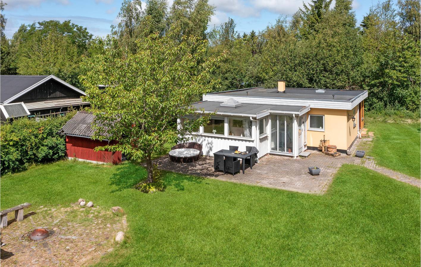 Feriehus for 5 personer med have in Grevinge, Nordwestseeland