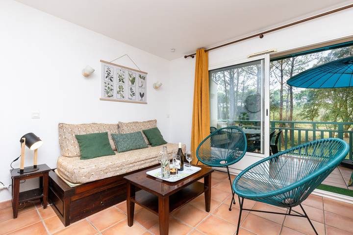 Location de vacances pour 4 personnes, avec Terrasse et Piscine à Soustons