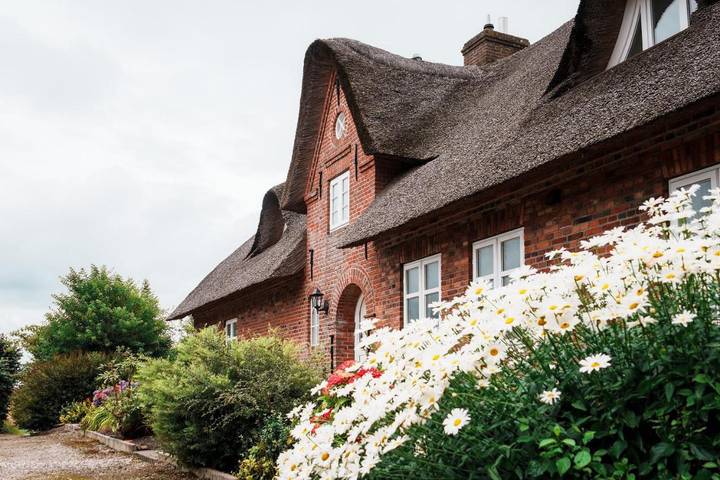 Ferienwohnung für 4 Personen, mit Terrasse und Garten sowie Sauna in Niebüll