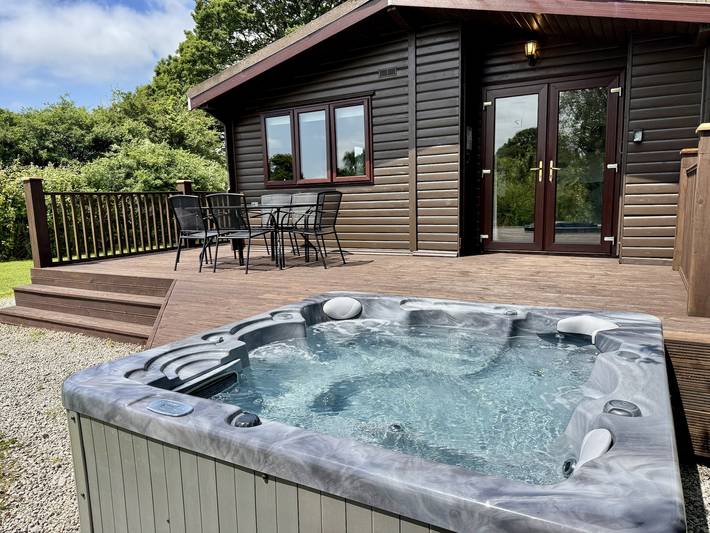 Chalet for 6 people, with garden in Cornwall