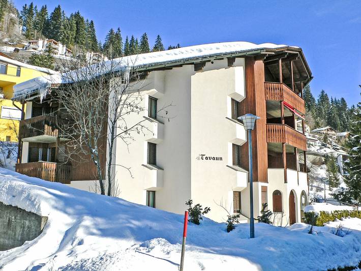Vakantiewoning voor 6 personen, with balkon and tuin as well as uitzicht in Flims