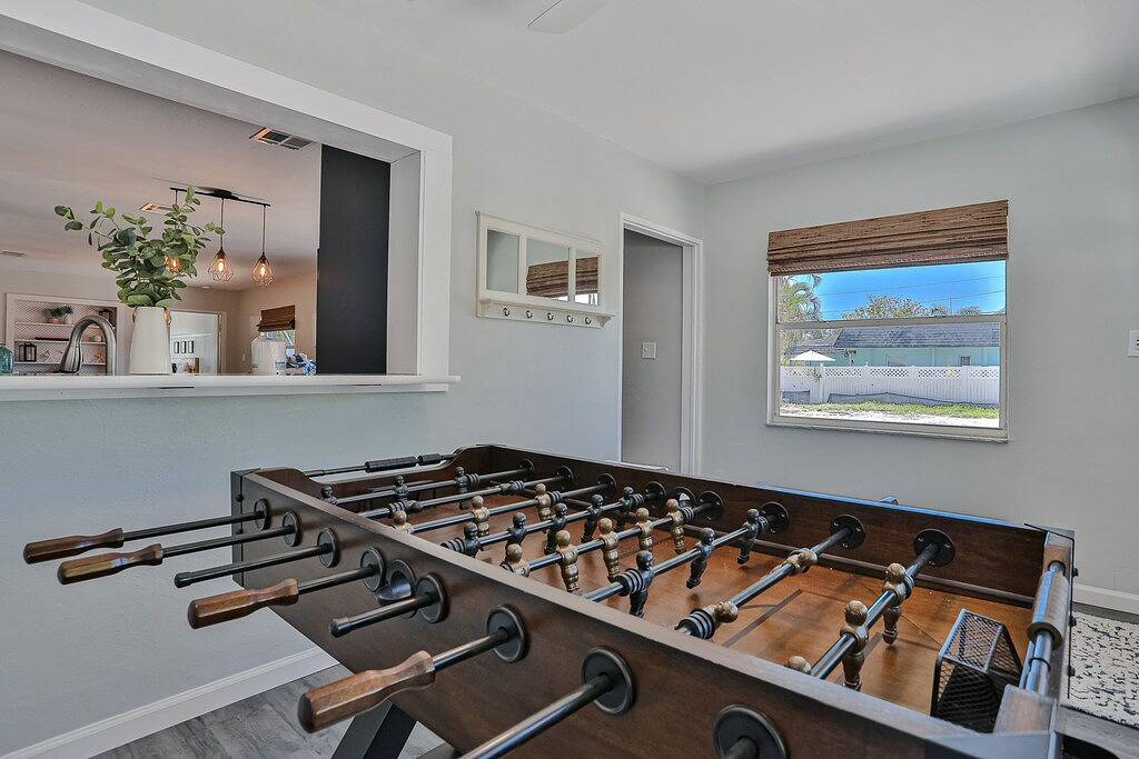 Renovated home w/fenced yard, brand-new pool, spa, foosball - steps to beach in Holmes Beach, Anna Maria Island