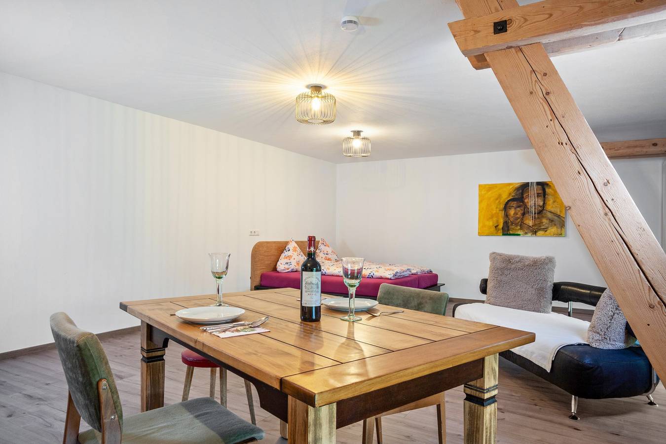 Ganze Wohnung, Ferienwohnung 'Salerhof' mit Privatterrasse und Wi-Fi in Bad Wurzach, Region Bodensee-Oberschwaben