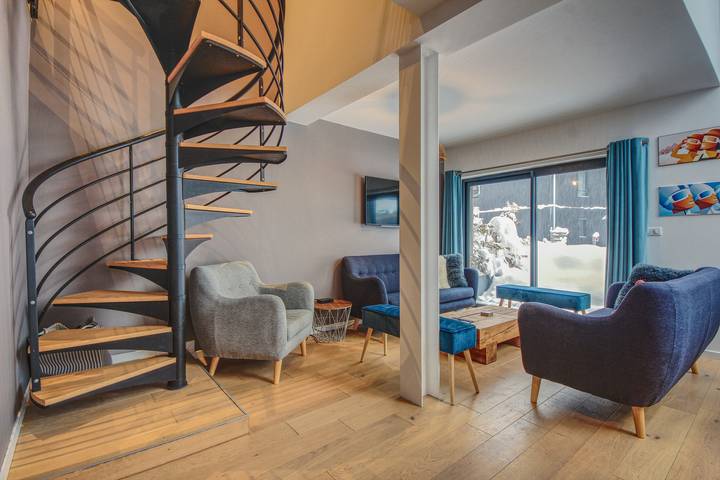 Maison de vacances pour 10 personnes, avec Balcon ainsi que Terrasse et Jardin à Chamonix-Mont-Blanc