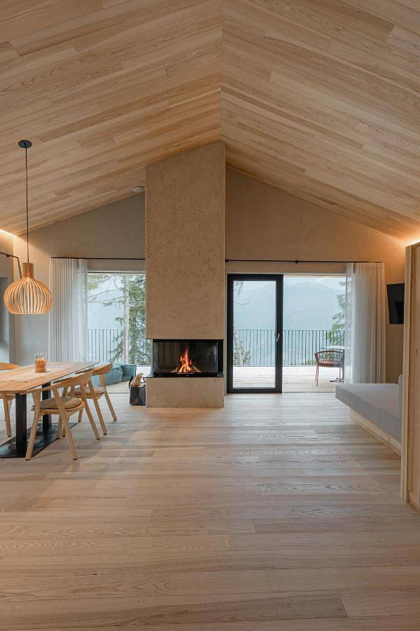 Chalet für 4 Personen, mit Pool und Garten sowie Sauna und Ausblick - 1