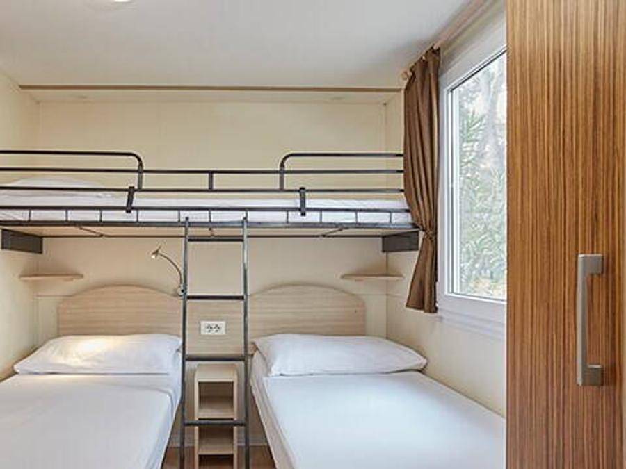 Camping Village Corsaire des 2 Plages  - Mobilheim 6 personen - Mobilheim | Comfort | 2 Zi. | 4/6 Pers. | Einfache Terrasse in Châtelaillon-Plage, La Rochelle und Umgebung