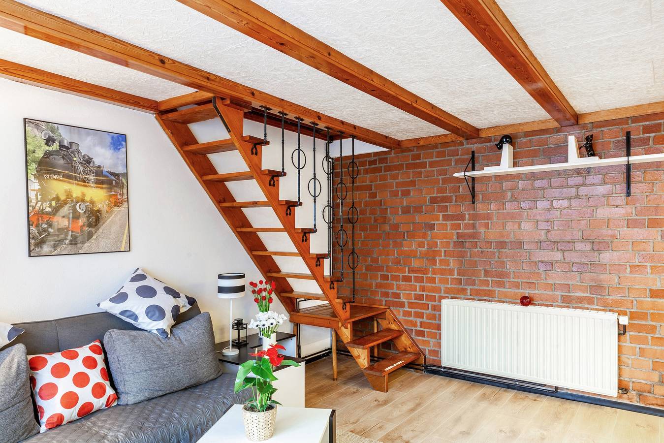 Ferienhaus „Waldhaus Zur Kleinbahn“ mit Bergblick, Gemeinschaftsterrasse und Wlan in Glashütte, Osterzgebirge