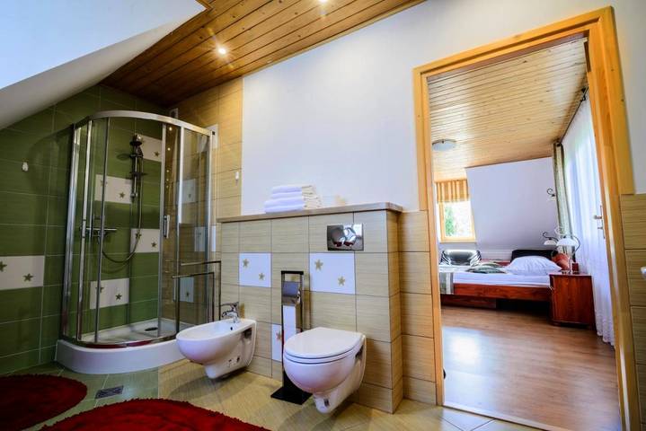 Location de vacances pour 15 personnes, avec vue et sauna ainsi que jardin et piscine à Szczawnica - 3