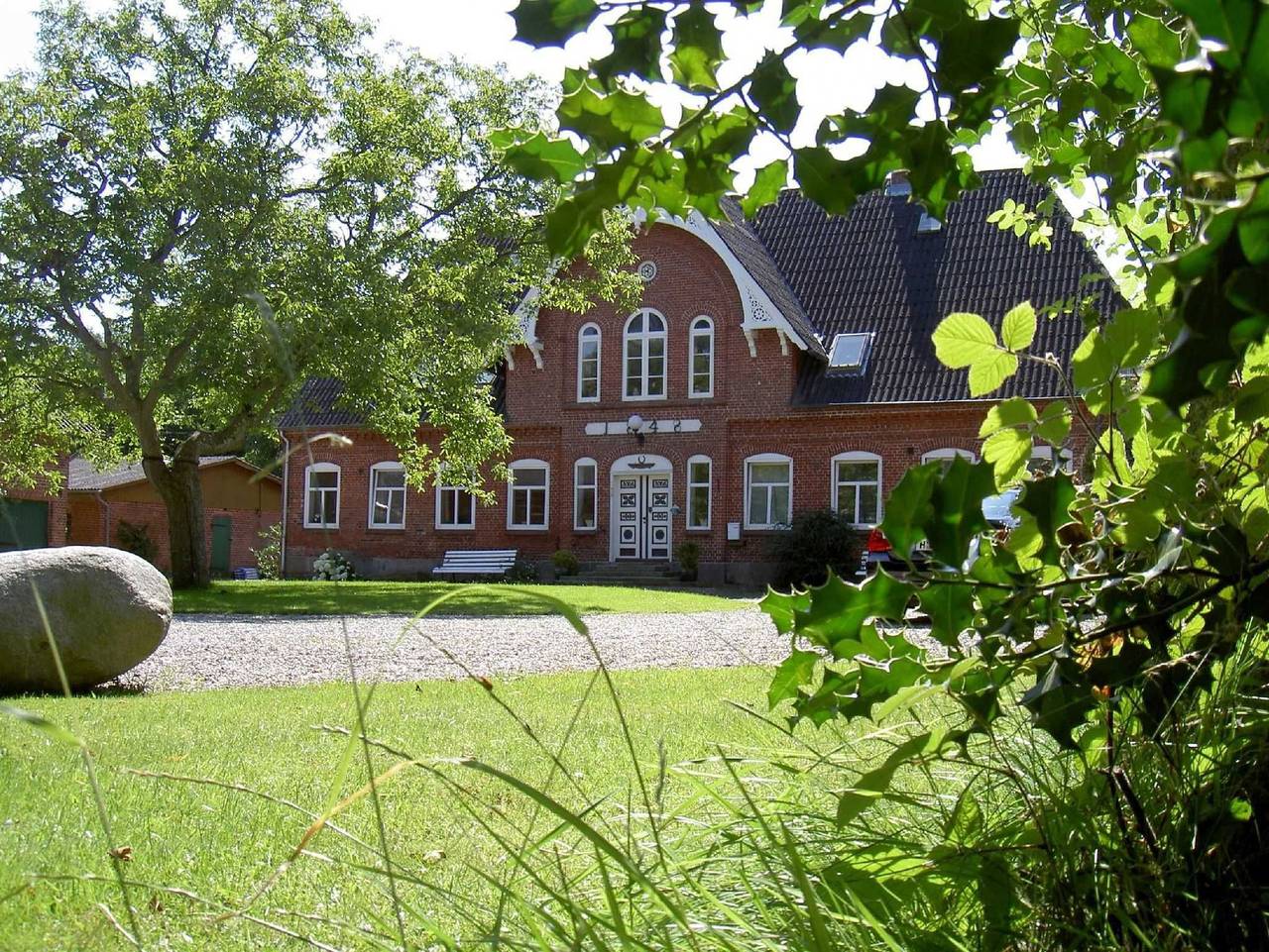 Gemütliches Blockhaus auf historischem Dreiseithof - Ferienhaus Ströh in Steinberg, Schleswig-Flensburg