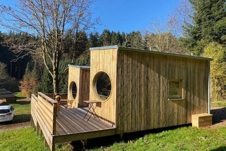 Chalet für 3 Personen, mit Terrasse in Gelenau (Erzgebirge)