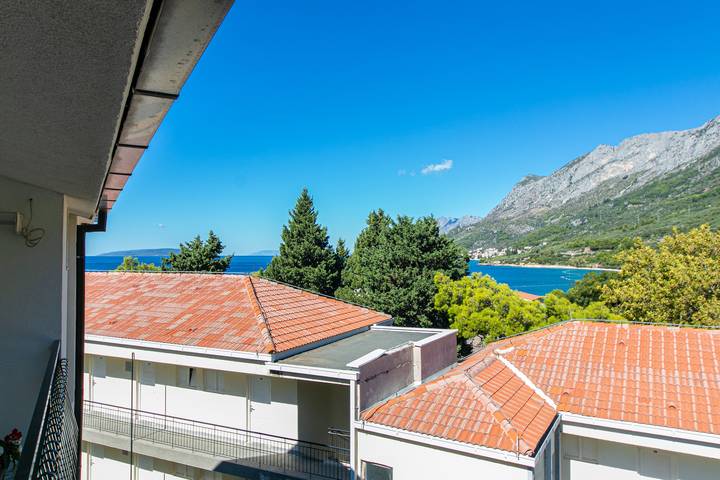 Apartament wakacyjny dla 4 osób, z balkon/ taras w Gradac