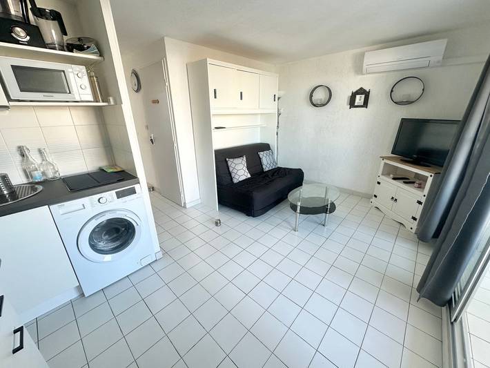 Gîte pour 4 personnes, avec balcon dans Casino de Valras Plage - 4