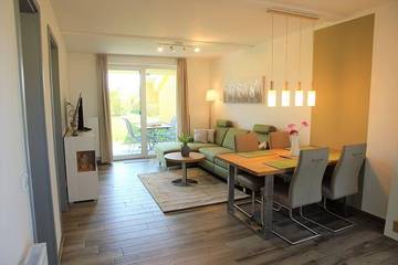 Ferienwohnung für 3 Personen, mit Garten und Terrasse, mit Haustier in Rechlin