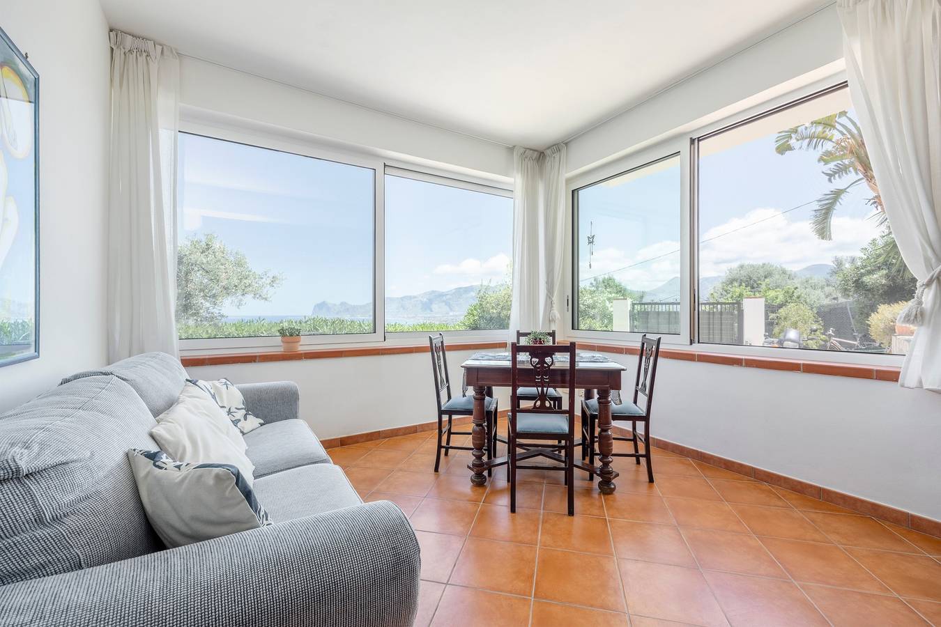 Villa 'Anna Messina' con vistas al mar, Wi-Fi y aire acondicionado in Carini, Provincia de Palermo