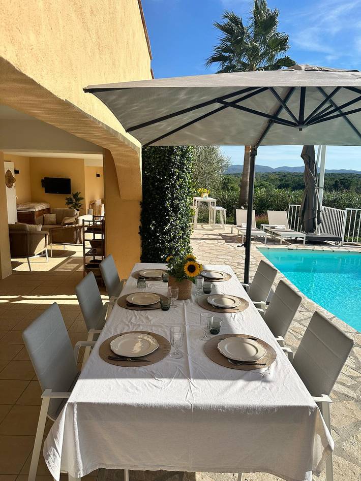 Location de vacances pour 12 personnes, avec jardin et terrasse à Vidauban - 4
