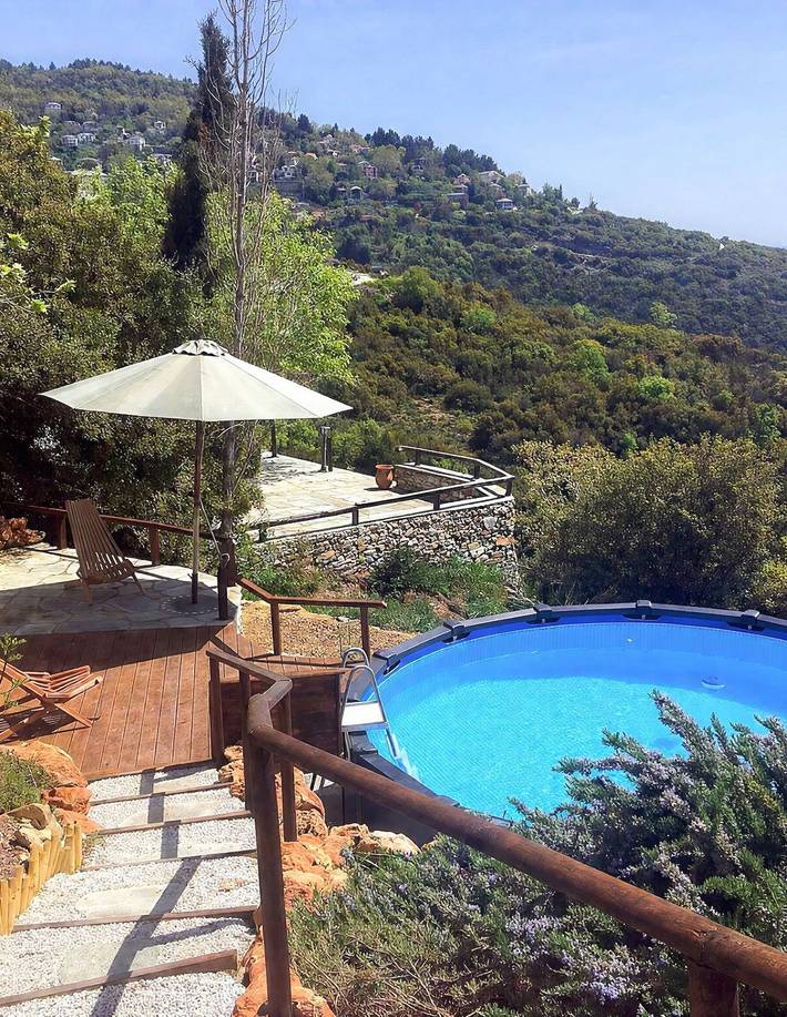 Ferienhaus für 10 Personen, mit Balkon und Terrasse sowie Garten und Pool am Pilion - 2