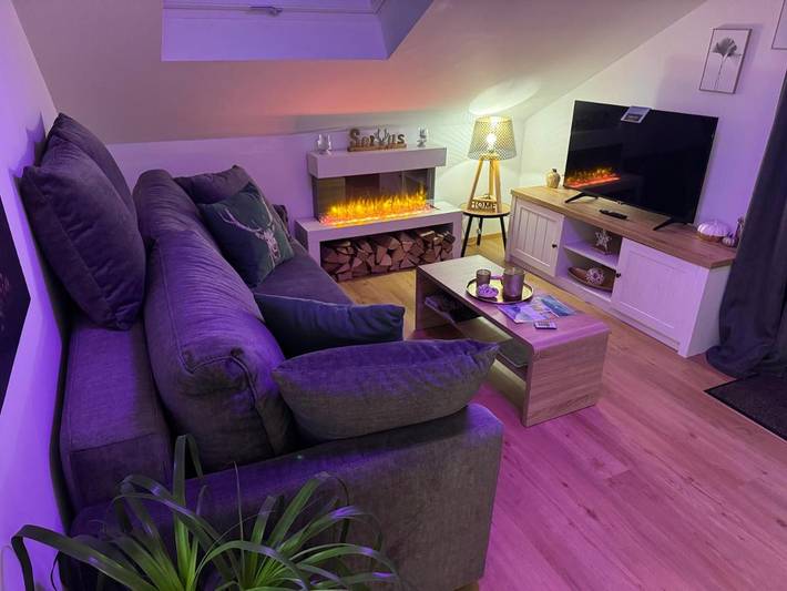 Ferienwohnung für 5 Personen, mit Balkon und Terrasse sowie Garten und Sauna in Gaggenau