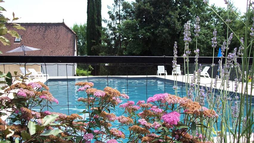 Camping voor 5 personen, met Terras en Uitzicht in Lot