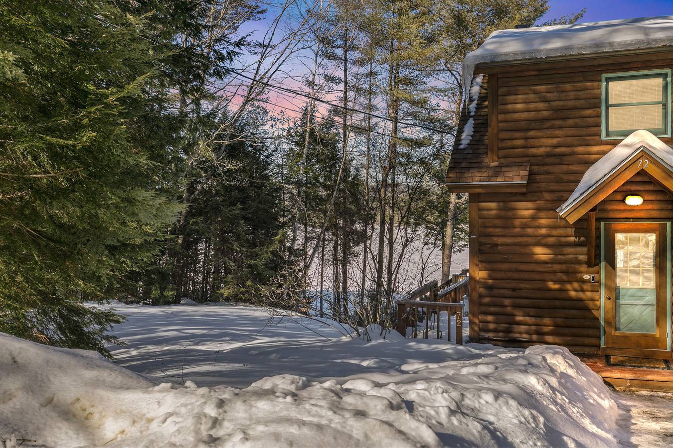 Private Lakefront - Luxury Log House in Sanbornton, Belknap County