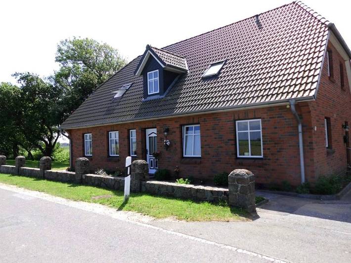 Ferienwohnung für 3 Personen, mit Garten und Ausblick in Südermarsch