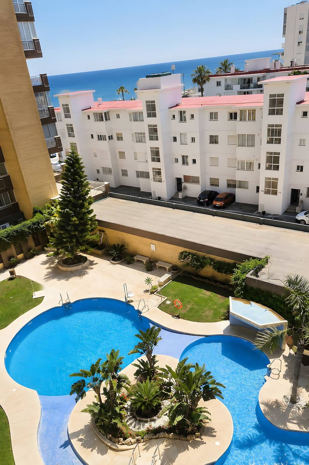Apartamento entero, Appartement Palm Beach avec Piscine, Parking et Vue Mer à Fuengirola in Los Boliches, Fuengirola