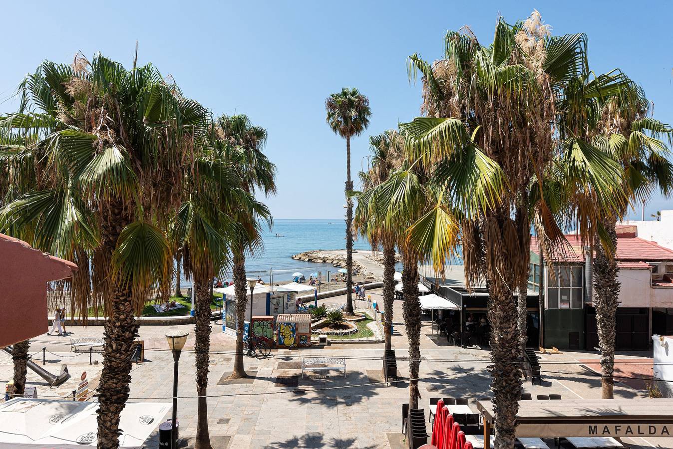 Ganze Wohnung, Ferienwohnung 'Beach Apartment in Malaga' mit Meerblick, Terrasse und Wlan in Málaga (Este), Malaga