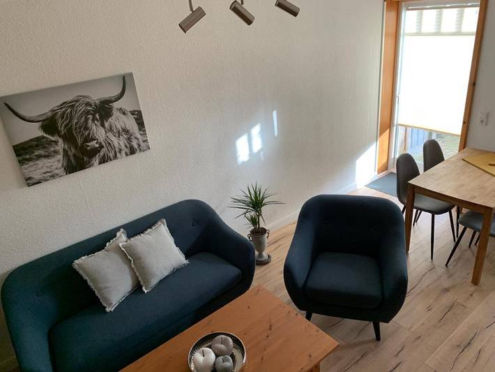 Ferienwohnung für 4 Personen, mit Terrasse und Garten sowie Ausblick in Breklum
