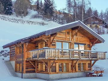 Ferienhaus für 9 Personen, mit Terrasse im Wallis