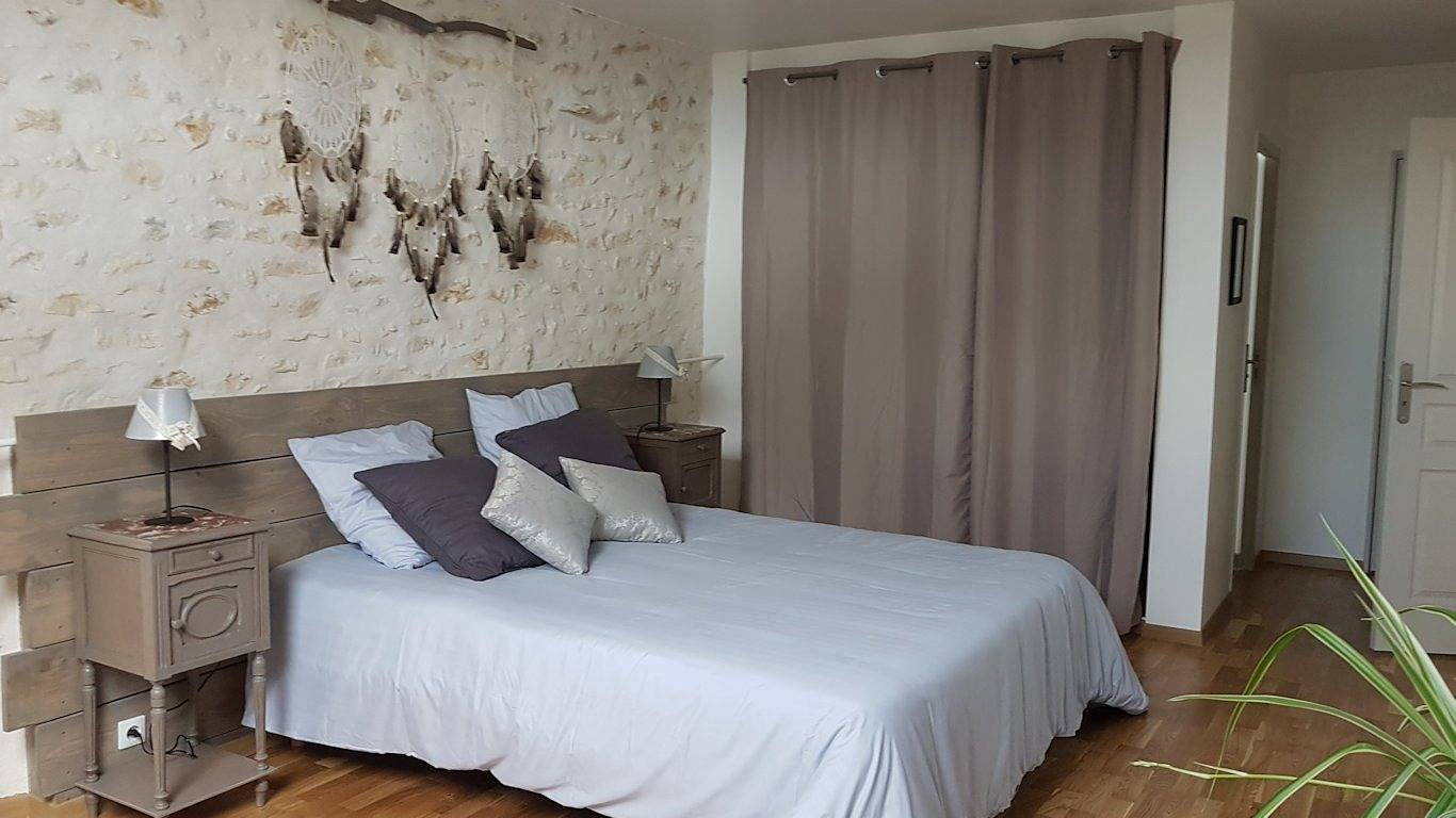 Le Pré de la Rue - Chambre Bonheur in Bouesse, Région de Châteauroux